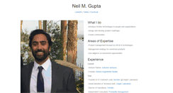 Desktop Screenshot of neilgupta.com