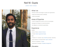 Tablet Screenshot of neilgupta.com